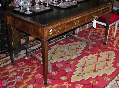 Lot 467 - George III Inlaid Mahogany Writing Table...