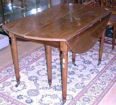 Lot 501 - Provincial Georgian Fruitwood Drop-Leaf Dining...
