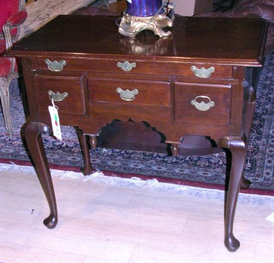 Lot 686 - Queen Anne Style Mahogany Lowboy Height 29 3/4...