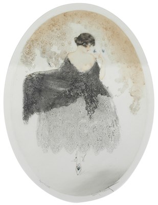 Lot 2206 - Louis Icart BLUE BUTTERFLIES...