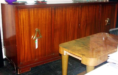 Lot 183 - Art Deco Mahogany Sideboard Height 33 1/2...