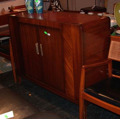 Lot 261 - Art Deco Mahogany Bar Cabinet Height 40 1/2...