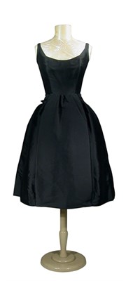 Lot 66 - Lanvin Castillo Black Gros de Londres Cocktail...