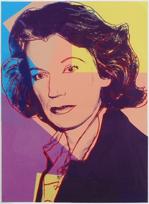 Lot 2298 - Andy Warhol MILDRED SCHEEL (F./S. 238) Color...