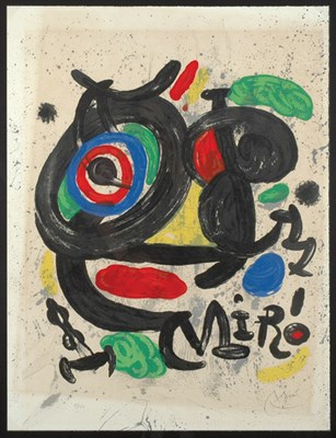 Lot 2254 - Joan Miró AFFICHE POUR L'EXPOSITION SCUPTURES...