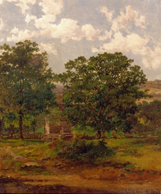 Lot 215 - American School 19th Century LANDSCAPE WITH...