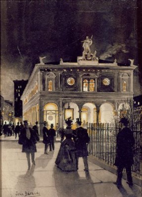 Lot 178 - Jean Beraud French, 1849-1936 A NIGHT OUT...