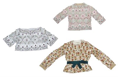 Lot 82 - Group of Lesage Embroidered Tulle Bodices The...