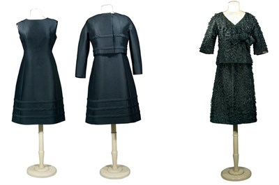 Lot 112 - Two New York Black Late Day Suits 1960s The...