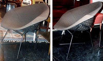 Lot 212 - Pair of Vinyl Coated Bent and Welded Steel...