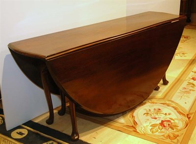 Lot 3358 - Irish Mahogany Walnut Drop-Leaf Wake Table...