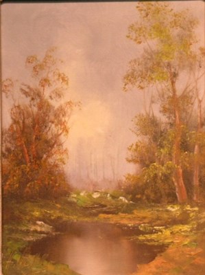 Lot 3063 - H. Hill American, 20th century CREEK WITH...