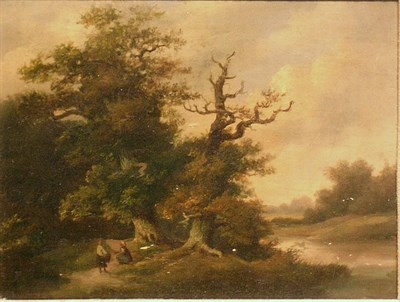 Lot 3060 - Attributed to Georg Hohn RIDER ON A WOODED...