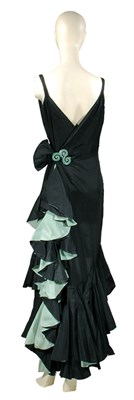 Lot 42 - Philippe & Gaston Asymmetrical Ruffle Dress...