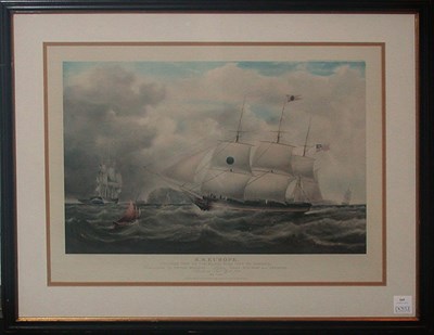 Lot 169 - After Samuel Walters S.S. EUROPE Color...