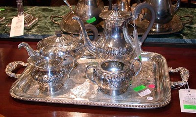 Lot 583 - Rogers Canada Silver Plated Five-Piece Coffee...