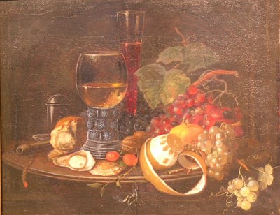 Lot 3005 - Manner of Abraham Mignon STILL LIFE IN A NICHE...