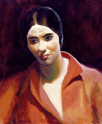 Lot 266 - Guy Pene du Bois 1884-1958 PORTRAIT STUDY...