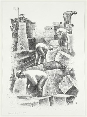 Lot 2236 - Louis Lozowick IN A QUARRY (F. 132) Lithograph,...