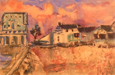 Lot 6 - David Burliuk Russian/American, 1882-1967...