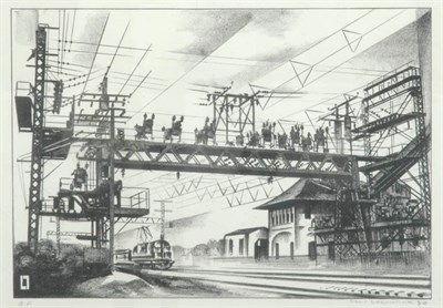 Lot 2232 - Louis Lozowick HIGH VOLTAGE (F. 29) Lithograph,...