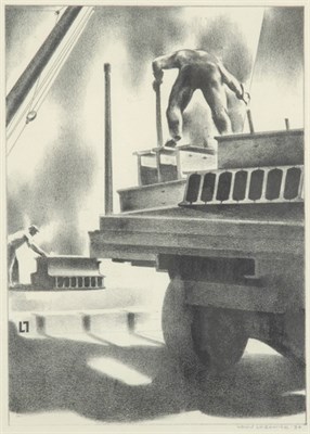 Lot 2234 - Louis Lozowick LOADING (LOADING GIRDERS) (F....