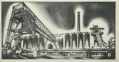 Lot 2229 - Louis Lozowick BLAST FURNACES (FLINT 16)...