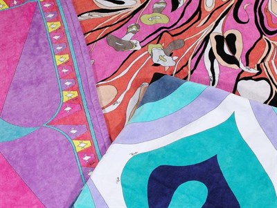 Lot 331 - Group of Three Pucci Cotton Bath Sheets...