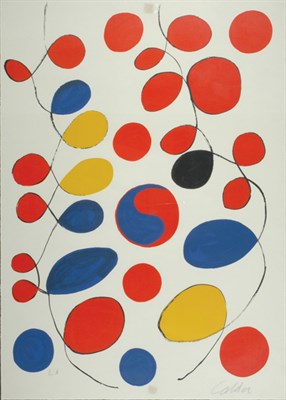 Lot 2157 - Alexander Calder [SPIRALS AND SPHERES] Color...