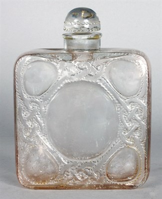 Lot 2646 - R. Lalique Mold Blown Glass Stoppered Perfume...