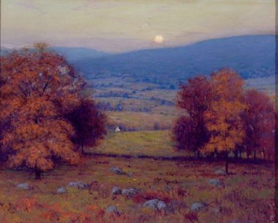 Lot 240 - Birge Lovell Harrison 1854-1929 MOONRISE IN...