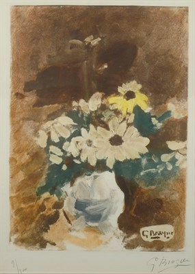 Lot 2153 - After Georges Braque VASE DE FLEURS JAUNES...