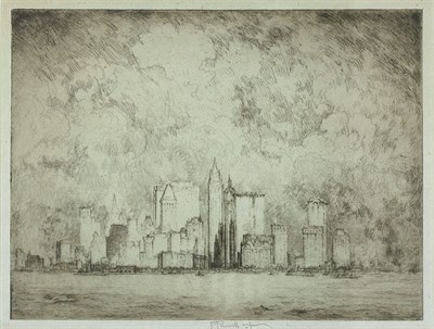 Lot 2271 - Joseph Pennell THE UNBELIEVABLE CITY NO. 2 (W....