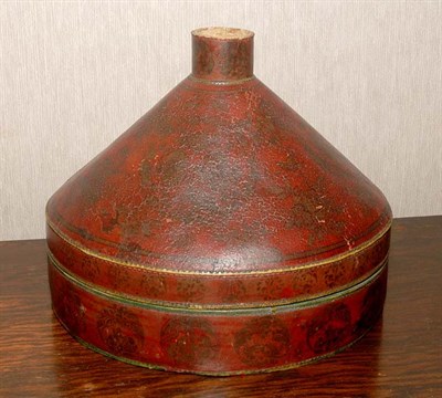 Lot 3593 - Chinese Semi Formal Hat and Box 19th Century...