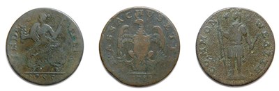 Lot 2463 - Approximately Seventeen Colonial Coins