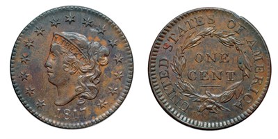 Lot 2468 - 1817, Liberty Head Cent