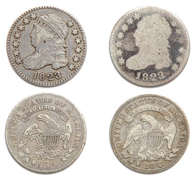 Lot 2497 - Bust Dimes, Approximately Sixteen Coins, 1805 to 1837
