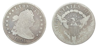 Lot 2509 - 1804, Draped Bust Quarter