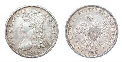 Lot 2512 - 1834, Capped Bust Quarter