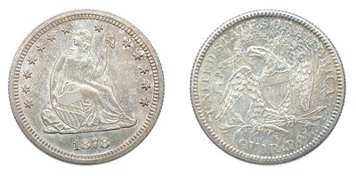 Lot 2515 - 1878 S, Liberty Seated Quarter