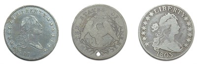 Lot 2521 - Draped Bust Half Dollar, Approximately Eleven Coins