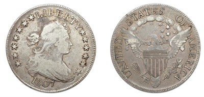 Lot 2520 - 1807, Draped Bust Half Dollar