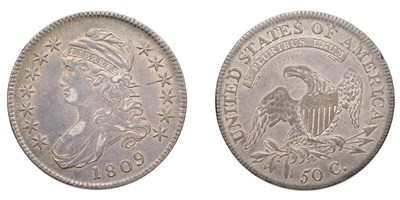 Lot 2522 - 1809, Capped Bust Half Dollar