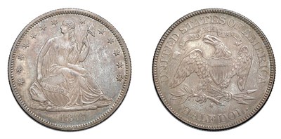 Lot 2547 - 1877 S, Liberty Seated Half Dollar, With Motto