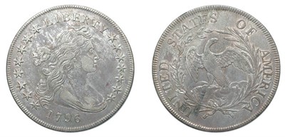 Lot 2553 - 1796, Draped Bust Dollar, Small Date, Large Letters