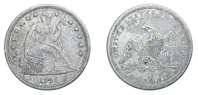 Lot 2567 - 1841, Liberty Seated Dollar, No Motto