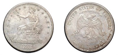 Lot 2587 - 1874 S, Trade Dollar