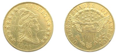 Lot 2614 - 1801, $10 Capped Bust, Large Eagle Gold