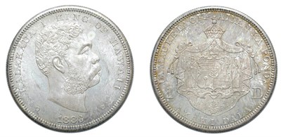 Lot 2663 - 1883, Hawaii Silver Dollar (Akahi Dala)