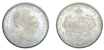 Lot 2670 - 1883, Hawaii Silver Dollar